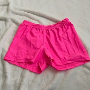 Pink spandex